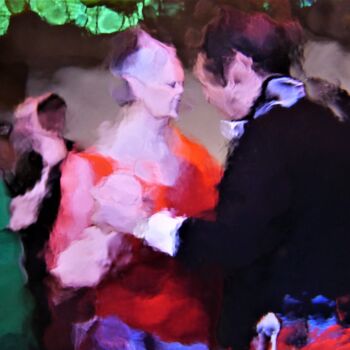 Photography titled "Tango" by Pierre Tussac, Original Artwork, Digital Photography Mounted on Metal
