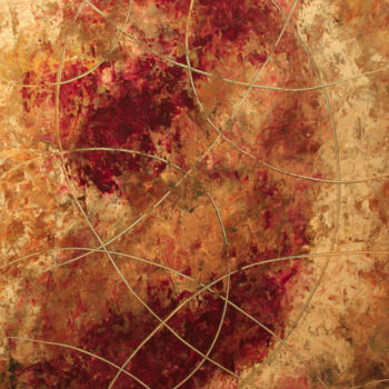 Pittura intitolato "Contour" da Pierre-Yves Guitton, Opera d'arte originale, Acrilico Montato su Telaio per barella in legno