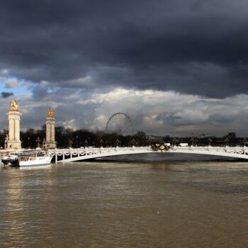 Photography titled "Pont Alexandre III" by Pierre-Yves Rospabé, Original Artwork, Digital Photography