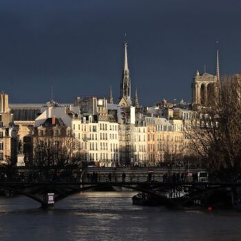 Photographie intitulée "Paris, Ile de La Ci…" par Pierre-Yves Rospabé, Œuvre d'art originale, Photographie numérique