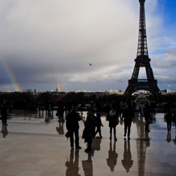 "Trocadéro, Tour Eif…" başlıklı Fotoğraf Pierre-Yves Rospabé tarafından, Orijinal sanat, Dijital Fotoğrafçılık