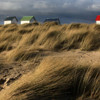 Photography titled "Cabines de Gouville…" by Pierre-Yves Rospabé, Original Artwork, Digital Photography