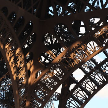 Photographie intitulée "Paris, Tour Eiffel" par Pierre-Yves Rospabé, Œuvre d'art originale, Photographie numérique