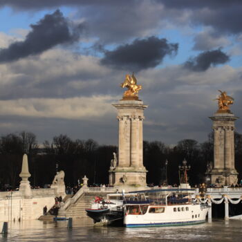 Photography titled "Pont Alexandre III,…" by Pierre-Yves Rospabé, Original Artwork, Digital Photography