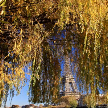 Photographie intitulée "Paris, Tour Eiffel…" par Pierre-Yves Rospabé, Œuvre d'art originale, Photographie numérique