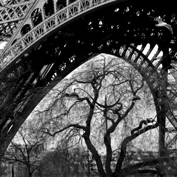 Fotografia zatytułowany „Paris, Tour Eiffel…” autorstwa Pierre-Yves Rospabé, Oryginalna praca, Fotografia cyfrowa