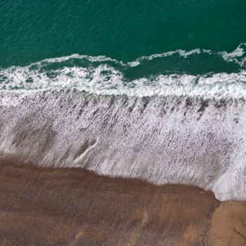 Fotografie getiteld "Plage, Etretat, Nor…" door Pierre-Yves Rospabé, Origineel Kunstwerk, Digitale fotografie