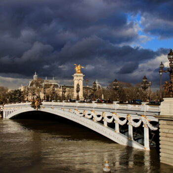 Photography titled "Pont Alexandre III,…" by Pierre-Yves Rospabé, Original Artwork, Digital Photography