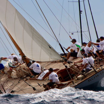 Photography titled "Yacht Rowdy" by Pierre-Yves Rospabé, Original Artwork, Digital Photography