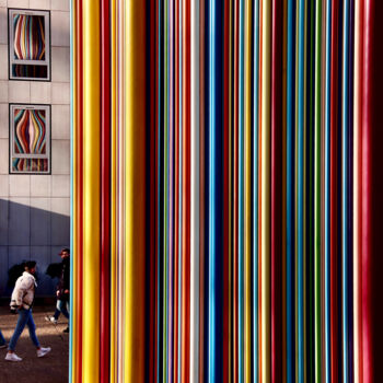 Photographie intitulée "La Défense, graphis…" par Pierre-Yves Rospabé, Œuvre d'art originale, Photographie numérique