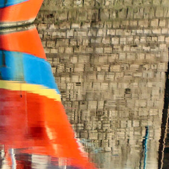 Photographie intitulée "reflet, port de Gra…" par Pierre-Yves Rospabé, Œuvre d'art originale, Photographie numérique