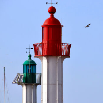 Photographie intitulée "Feux de Trouville-D…" par Pierre-Yves Rospabé, Œuvre d'art originale, Photographie numérique