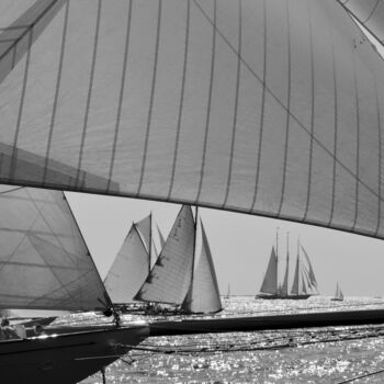 Fotografia intitulada "yachts classiques e…" por Pierre-Yves Rospabé, Obras de arte originais, Fotografia digital