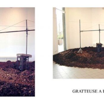 Sculpture intitulée "Gratteuse à écorce" par Pierre Bourquin, Œuvre d'art originale, Autre