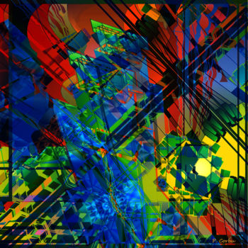 Digital Arts titled "PULSE" by Pierre Corbu, Original Artwork, Digital Painting