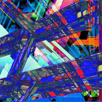Digitale Kunst getiteld "PHASE_3" door Pierre Corbu, Origineel Kunstwerk, Digitaal Schilderwerk