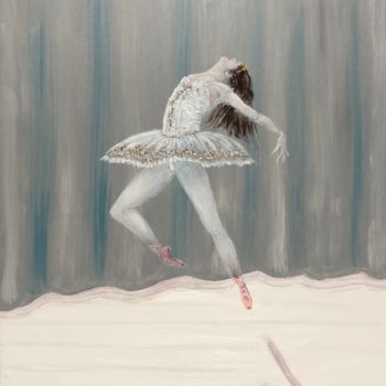 Peinture intitulée "Danseuse étoile" par Pierre Fénié, Œuvre d'art originale, Huile