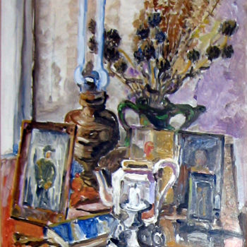 Painting titled "Bouquet petits cadr…" by Pierre Jean Delpeuc'H, Original Artwork, Acrylic