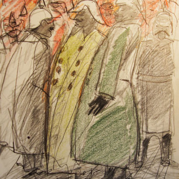 绘画 标题为“Kaiser” 由Pierre Jean Delpeuc'H, 原创艺术品, 其他