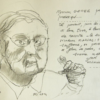 绘画 标题为“Gerbe préoccupé” 由Pierre Jean Delpeuc'H, 原创艺术品, 其他