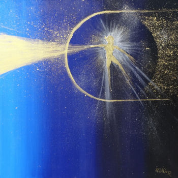Pintura titulada "femme-solaire.jpg" por Pierre Julia, Obra de arte original