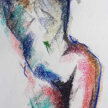 Рисунок под названием "pastel-4.jpg" - Pierre Julia, Подлинное произведение искусства, Пастель