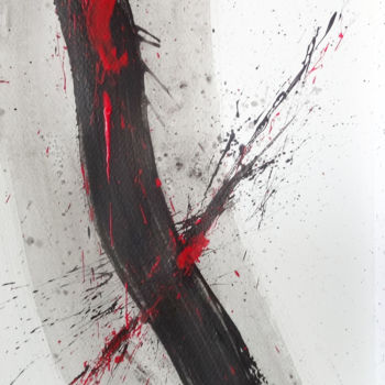 Painting titled "expression du contr…" by Pierre Julia, Original Artwork, Chinese Calligraphy