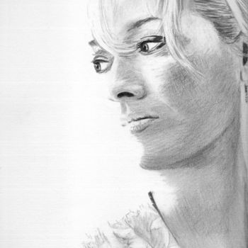 「Portrait 9 - Meryl…」というタイトルの描画 Pierre Louis Toretによって, オリジナルのアートワーク, その他