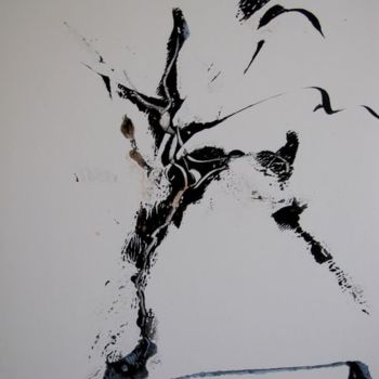 「équilibre」というタイトルの絵画 Pierre Salléによって, オリジナルのアートワーク, オイル