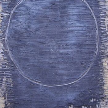 Pittura intitolato "cercle noir" da Pierre Sgamma, Opera d'arte originale