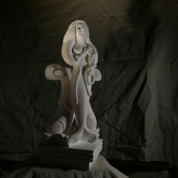 Sculpture intitulée "la-sirene.jpg" par Pierre Vexlard, Œuvre d'art originale