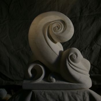 Sculpture intitulée "vague-rieuse.jpg" par Pierre Vexlard, Œuvre d'art originale