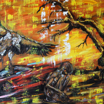 Malarstwo zatytułowany „End of indifference” autorstwa Pietra Barrasso, Oryginalna praca, Akryl