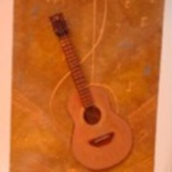 Pittura intitolato "My guitar" da Pietrartis, Opera d'arte originale