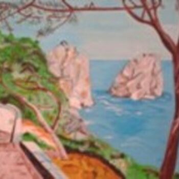 Peinture intitulée "Capri" par Pietrartis, Œuvre d'art originale