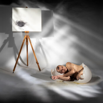 Fotografia intitolato "The Birth of a Pain…" da Pietro Cenini, Opera d'arte originale, Fotografia digitale