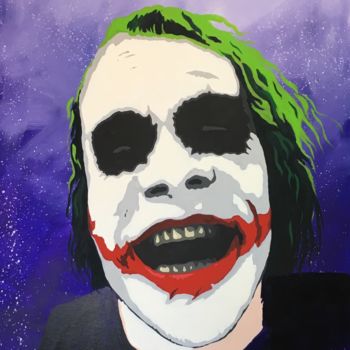 Painting titled "My joker" by Pietro Mari, Original Artwork, Acrylic