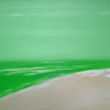 Painting titled "Playa Verde" by Pop, Original Artwork
