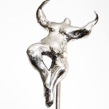 Escultura titulada "Eolo" por Pilar Roldán, Obra de arte original, Metales