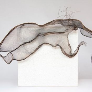 Skulptur mit dem Titel "Sensación nº3" von Pilar Roldán, Original-Kunstwerk, Metalle
