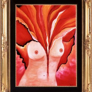 Painting titled "CHIMERE" by Pili Gaona, Original Artwork
