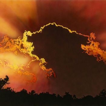 Painting titled "SUNSET" by Pimba, Original Artwork, Other