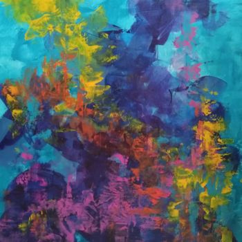 Painting titled "Dance" by Pinar Akbaba, Original Artwork, Acrylic
