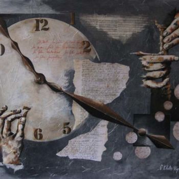Peinture intitulée "Le temps d'une...." par Valérie Charles-Artigues, Œuvre d'art originale