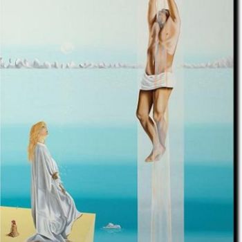 Pintura titulada "Metafisica passione" por Pino Lavecchia, Obra de arte original