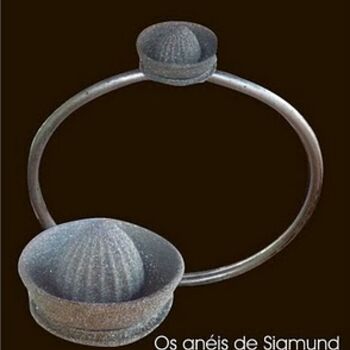 Sculpture titled "OS ANEIS DE SIGMUND" by H Pintodasilva, Original Artwork, Metals