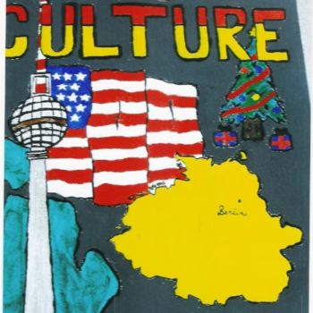 Painting titled "Culture Peice" by Andy Rux, Original Artwork, Oil