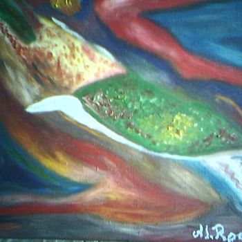 Картина под названием "la gran luz" - Alfredo Jesus Rocha, Подлинное произведение искусства