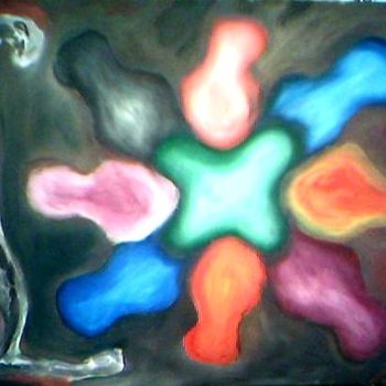 Painting titled "Mis juegos" by Alfredo Jesus Rocha, Original Artwork