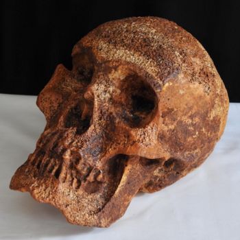 雕塑 标题为“Skull #12#” 由Pio30, 原创艺术品, 石膏